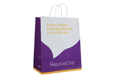 Sacolas com Impressão Offset